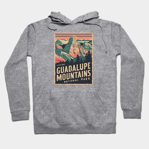 Explore Guadalupe Mountains National Park Hoodie by Perspektiva